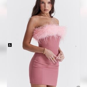 🎊HP 5/24🎉House Of CB Alexa Warm Pink Mini Dress